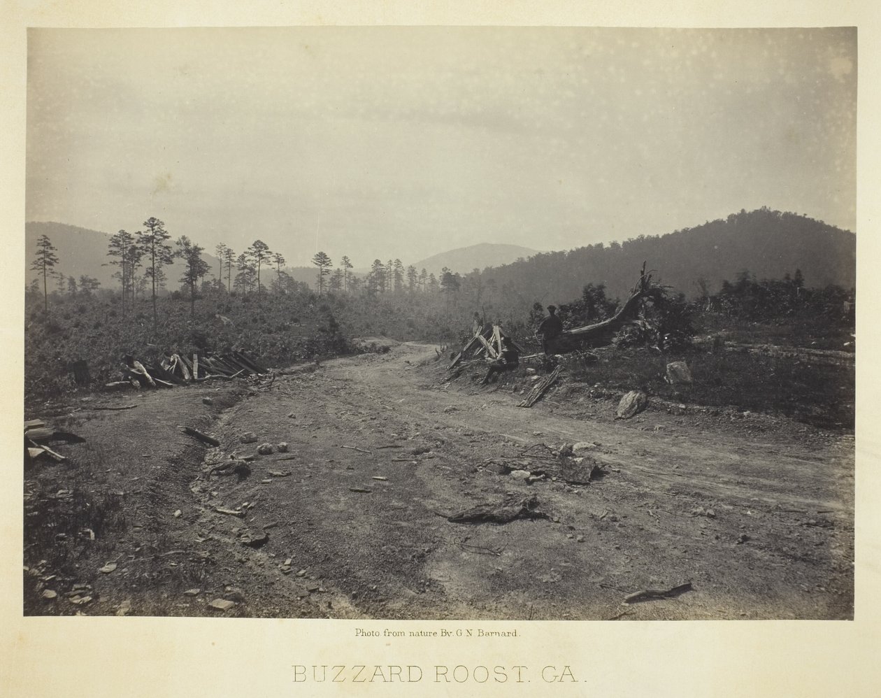 Buzzard Roost, GA von George N. Barnard