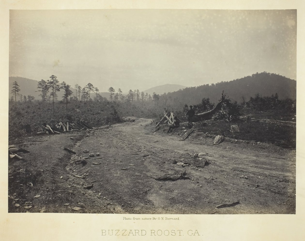 Buzzard Roost, GA, 1866 von George N. Barnard