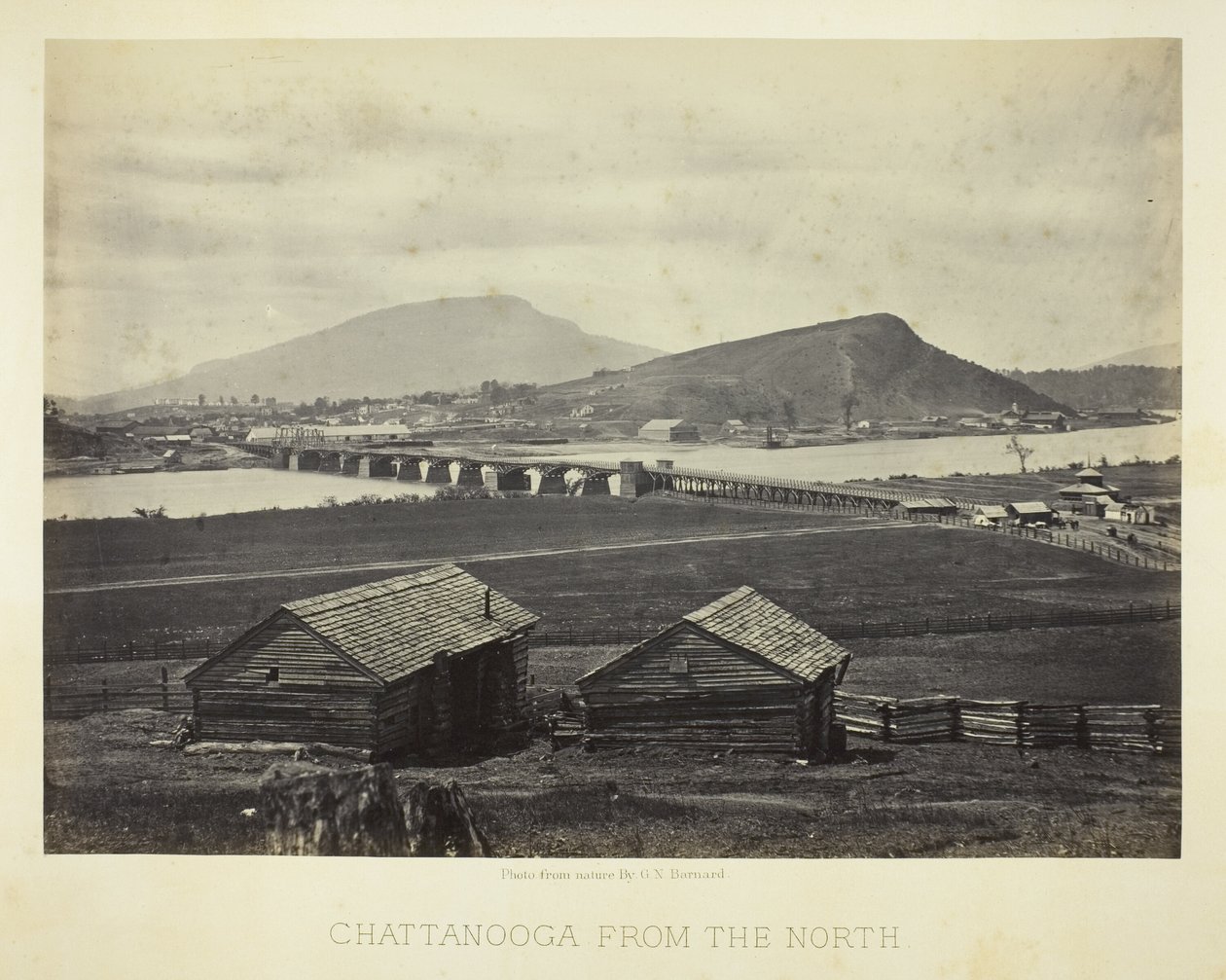 Chattanooga von Norden von George N. Barnard