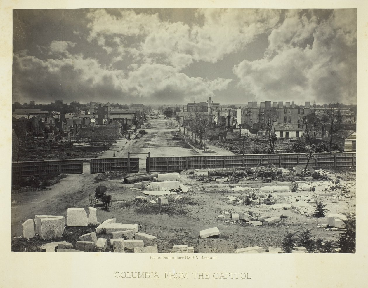 Columbia vom Kapitol von George N. Barnard