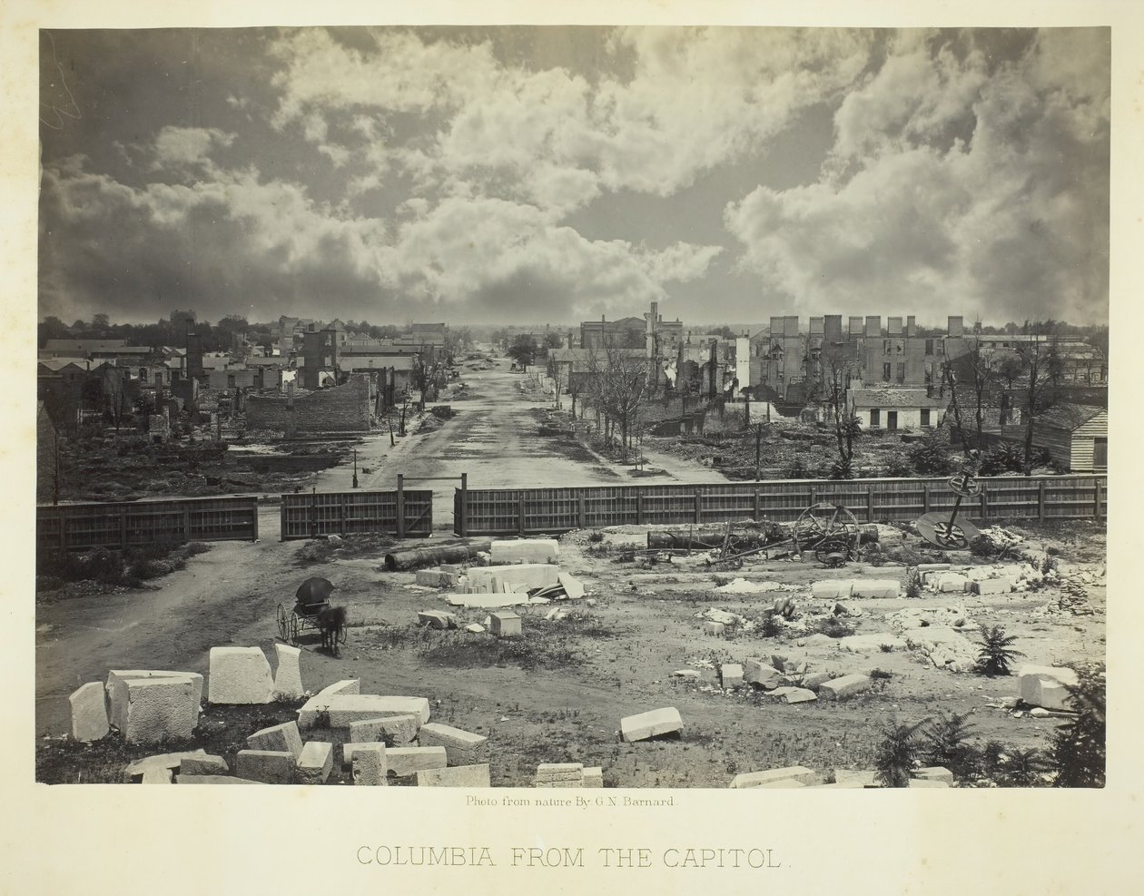 Columbia vom Kapitol, 1866 von George N. Barnard