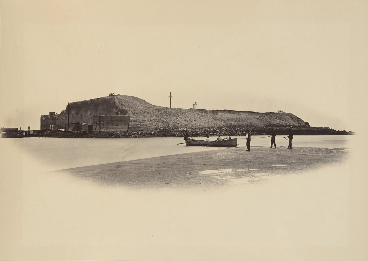 Fort Sumpter, 1860er Jahre von George N. Barnard