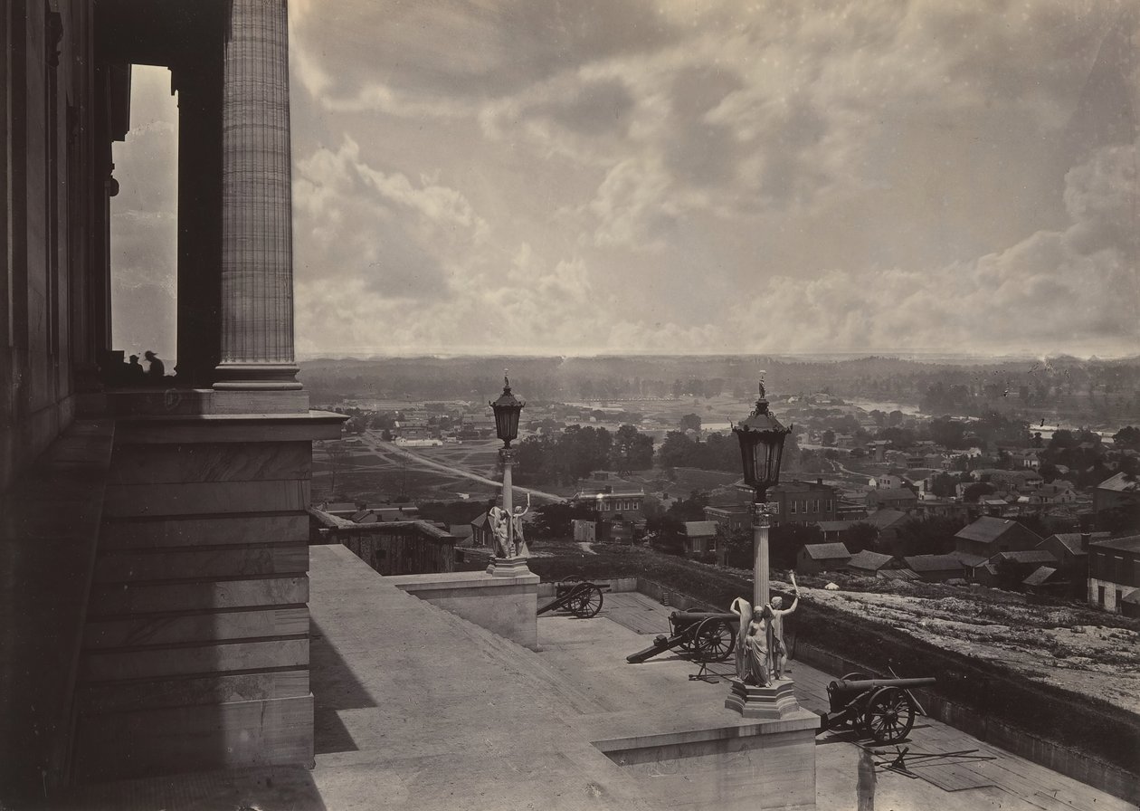 Nashville vom Kapitol, 1860er. von George N. Barnard