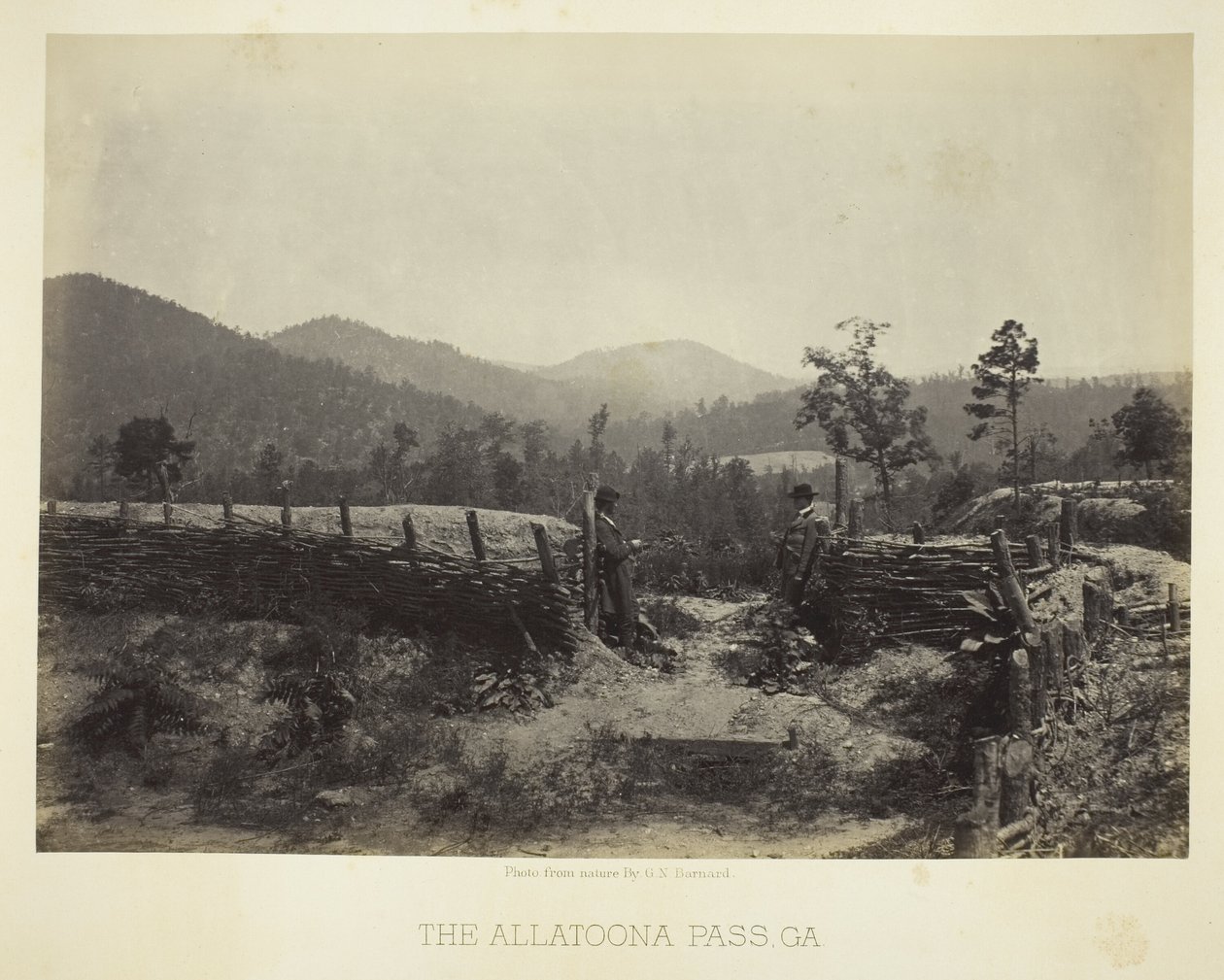 Der Allatoona-Pass, GA von George N. Barnard