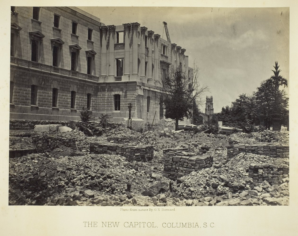 Das neue Kapitol, Columbia, SC von George N. Barnard