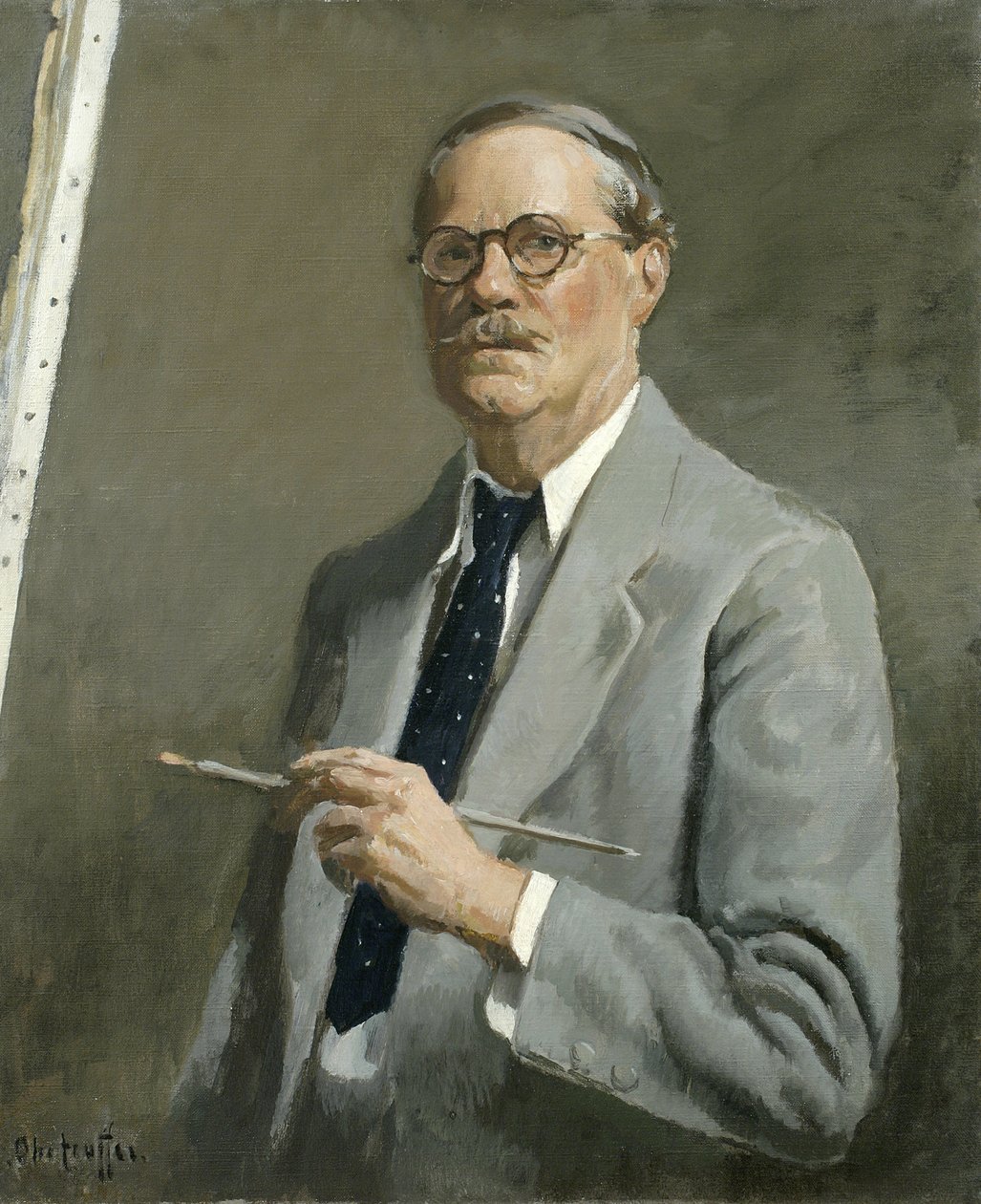 Selbstporträt von George Oberteuffer