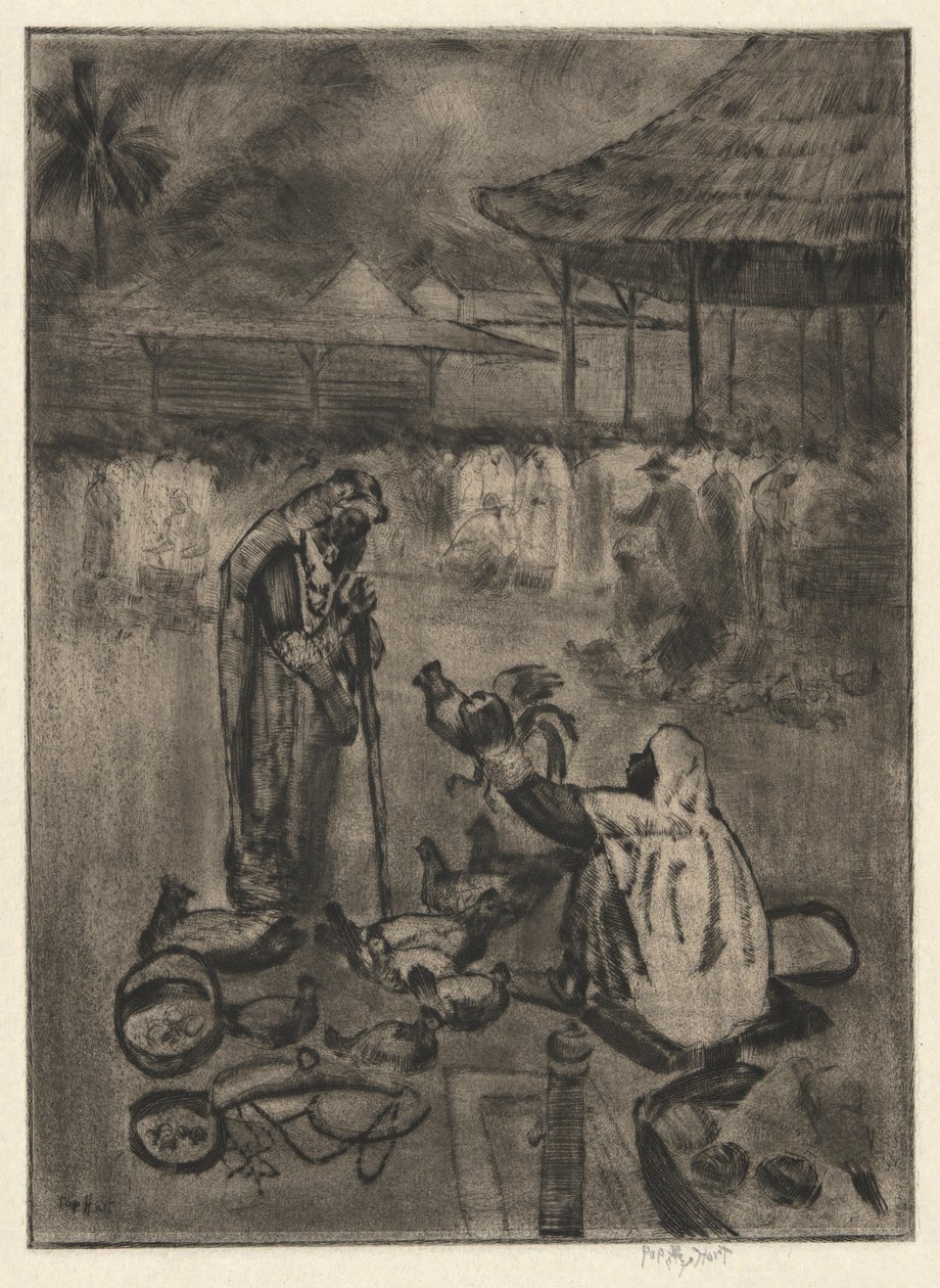 Hühnchenverkäufer, Trinidad von George Overbury Hart