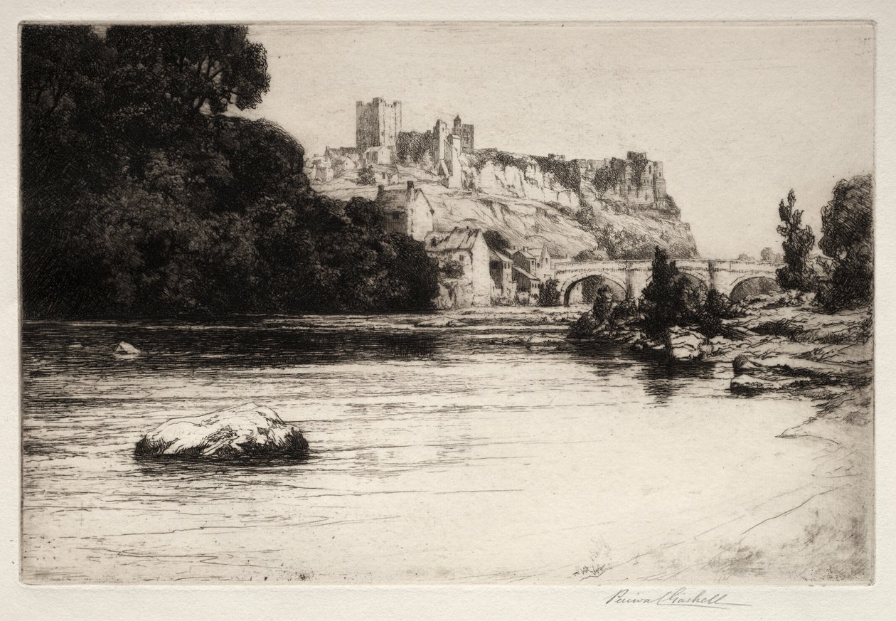Richmond Castle von George Percival Gaskell
