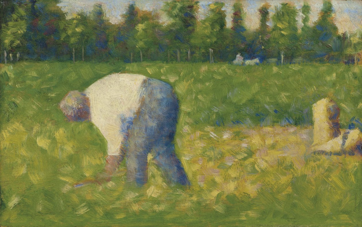 Bauer bei der Arbeit von George Pierre Seurat
