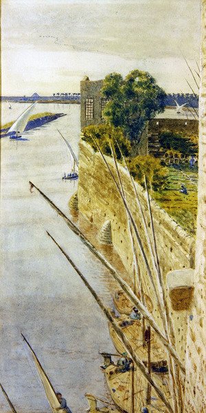 Der Nil bei Gizeh von George Price Boyce