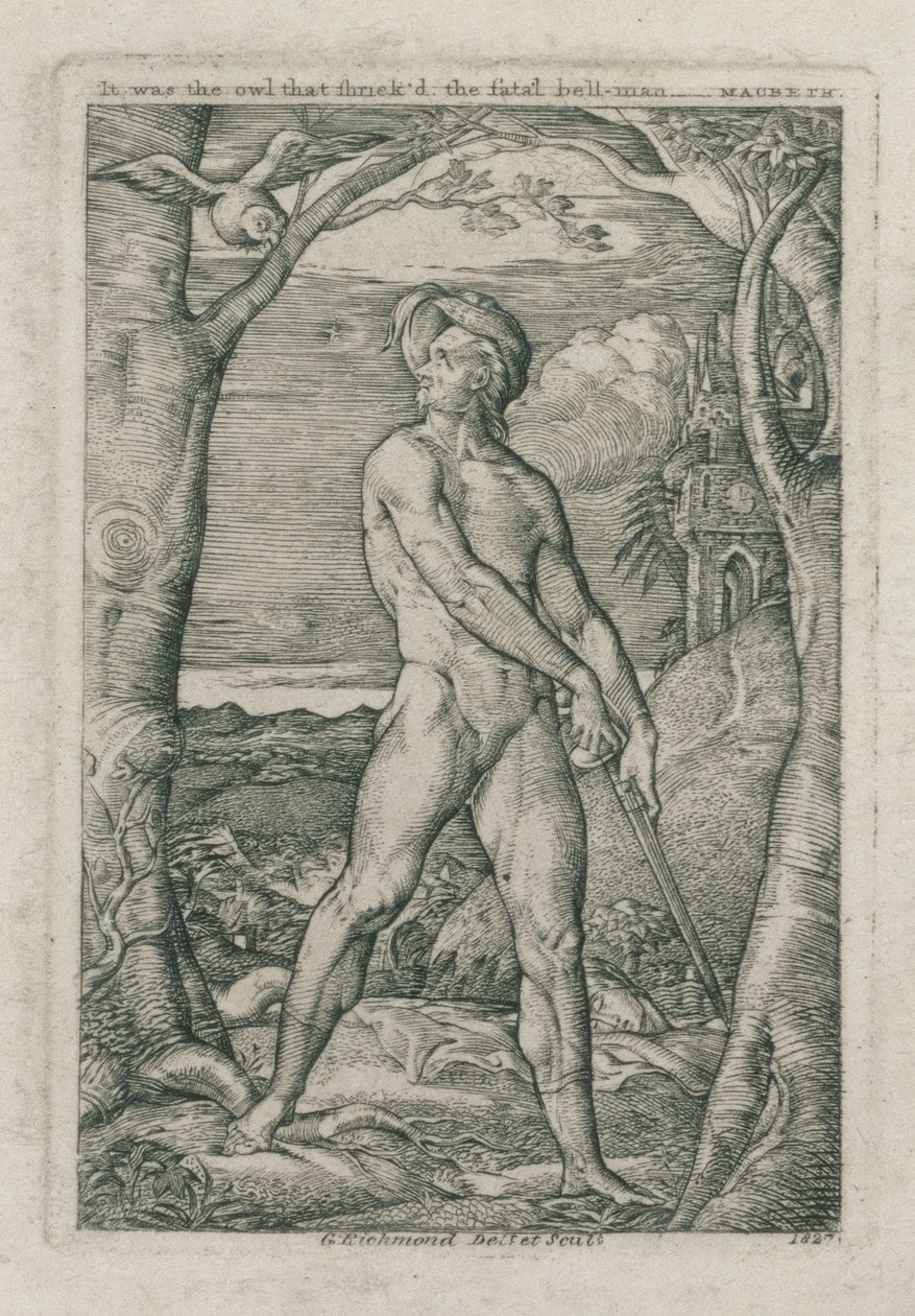Der tödliche Glockenmann, 1827 von George Richmond