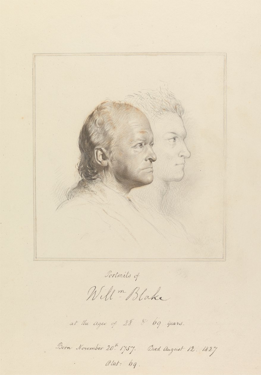 William Blake in Jugend und Alter von George Richmond