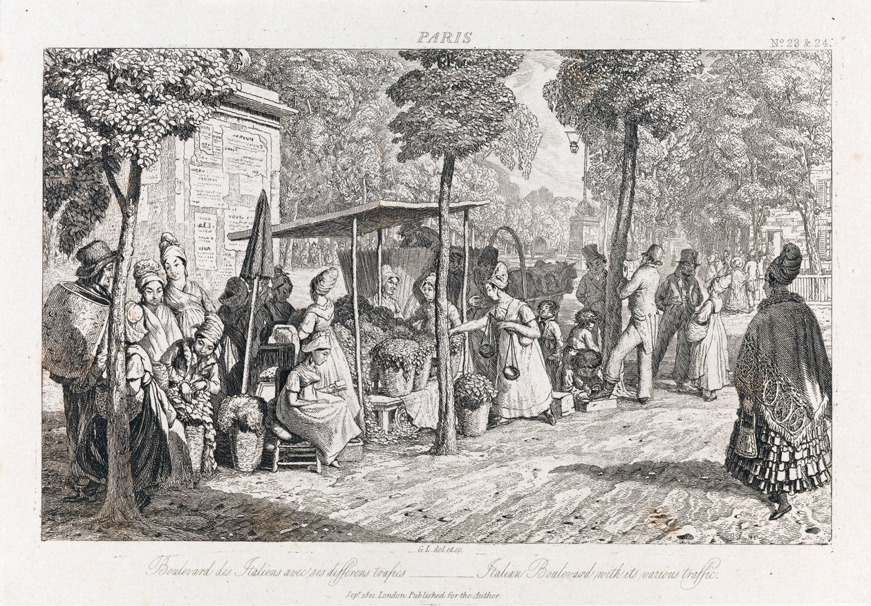 Boulevard des Italieners von George Robert Lewis