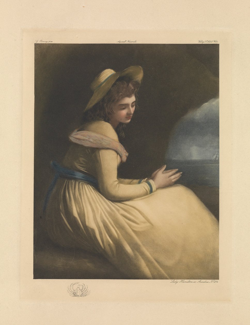 Lady Emma Hamilton als Ariadne von George Romney
