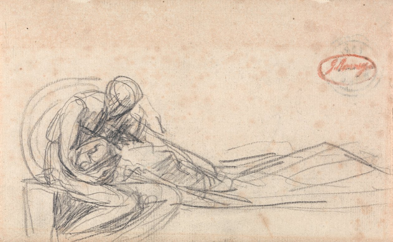 Mann, der klagt von George Romney