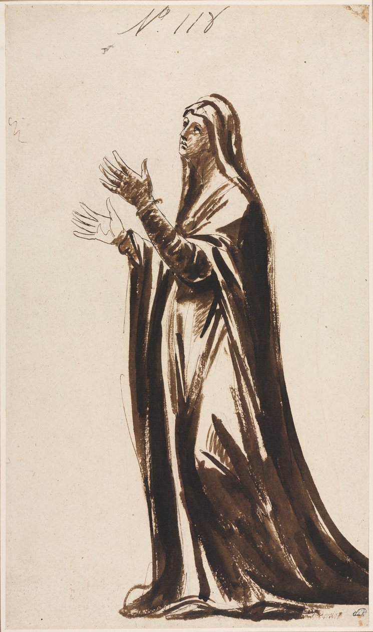 Mater Dolorosa (Trauernde Mutter) von George Romney