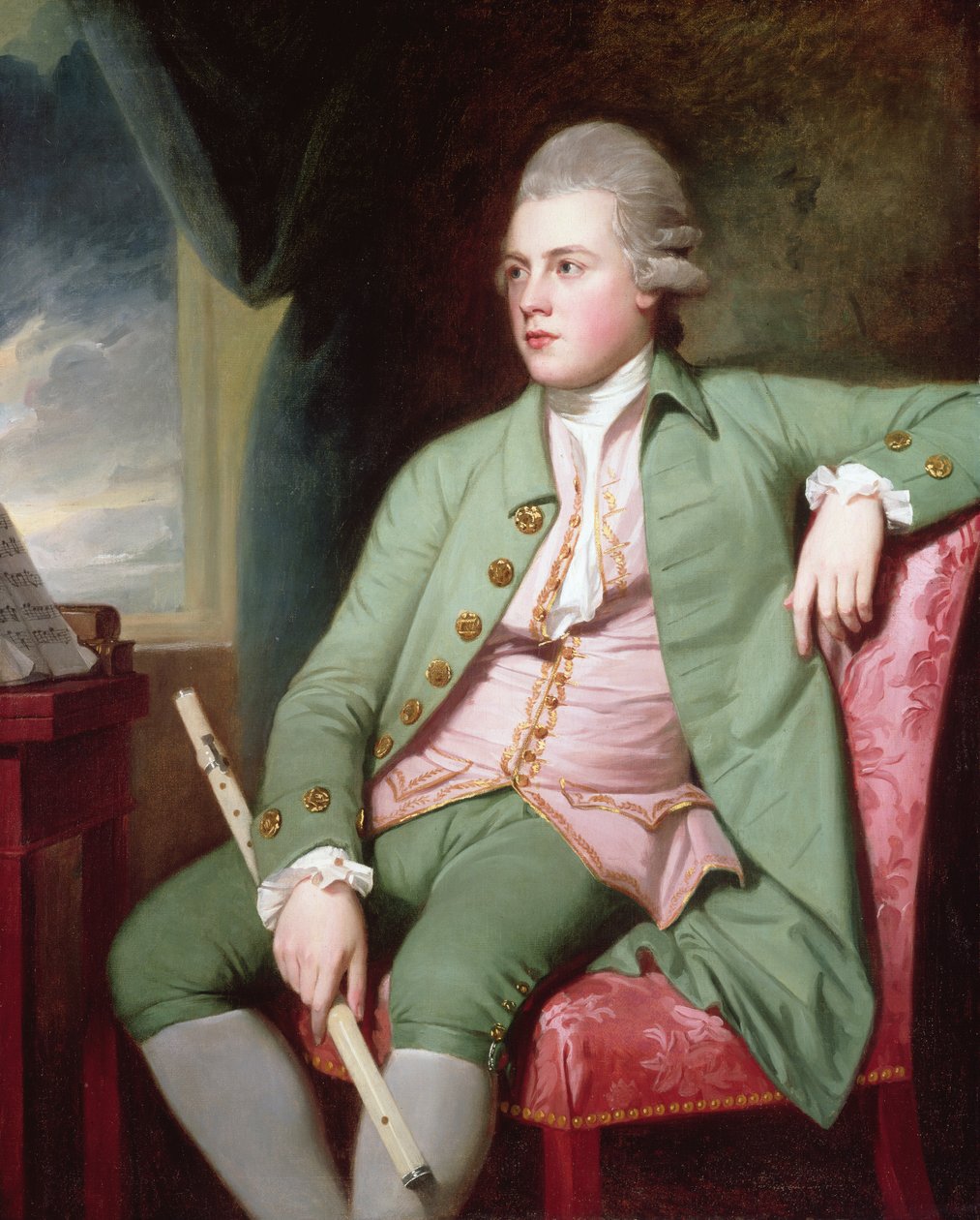Porträt von Francis Lind von George Romney