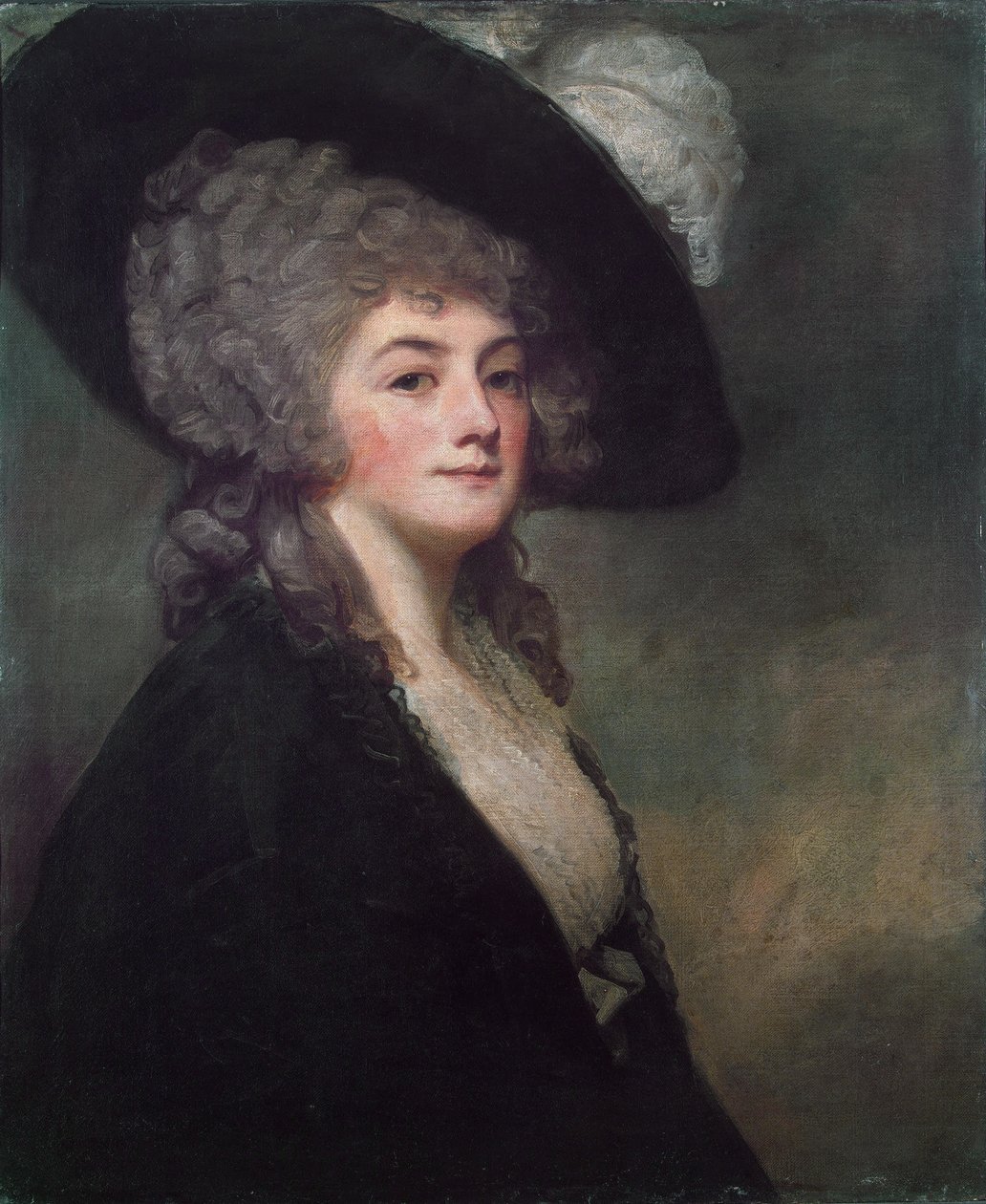 Porträt von Mrs. Harrit Greer von George Romney