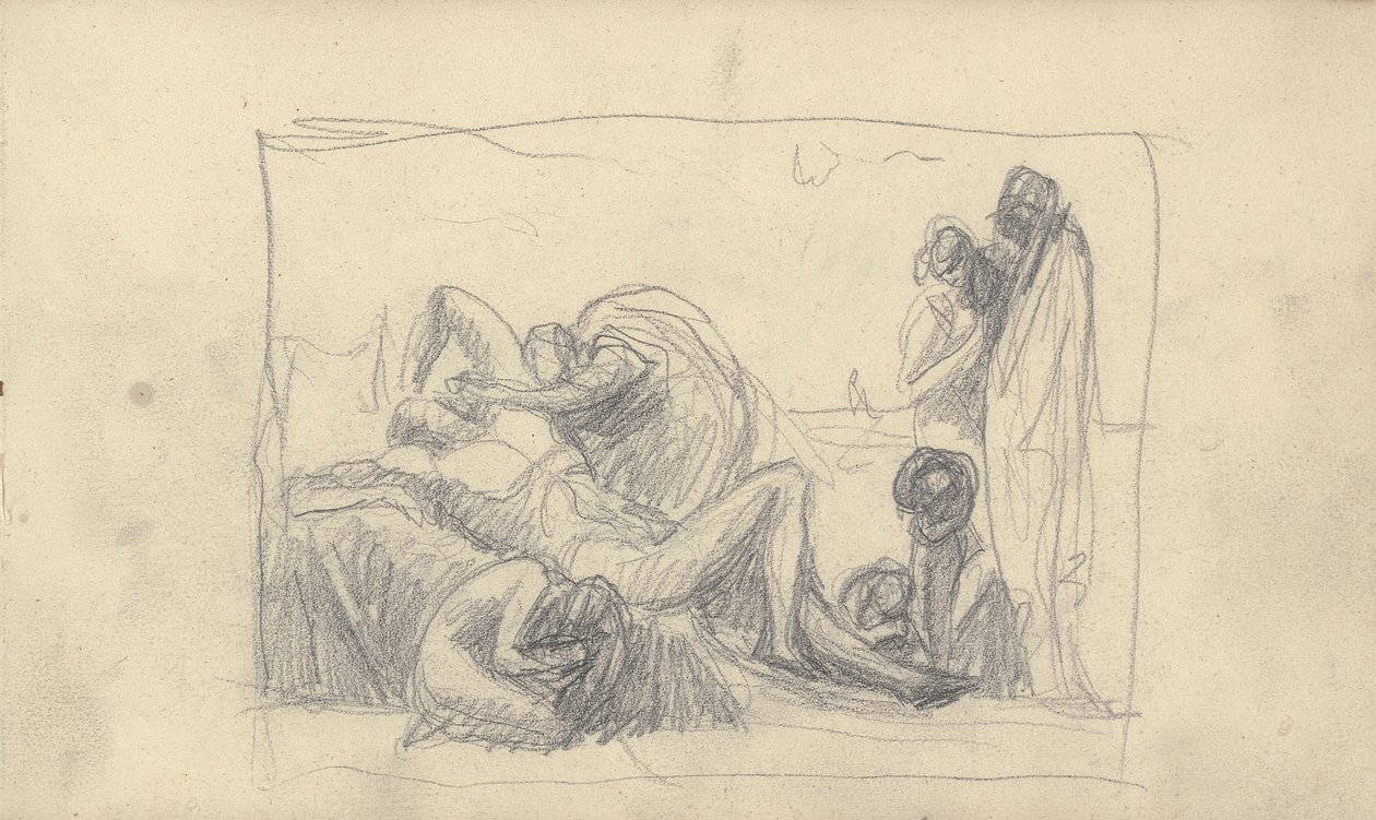 Skizzenbuchzeichnung von George Romney