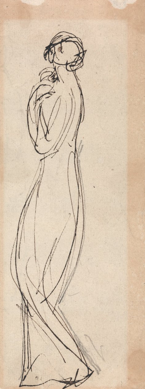 Stehende weibliche Figur von George Romney