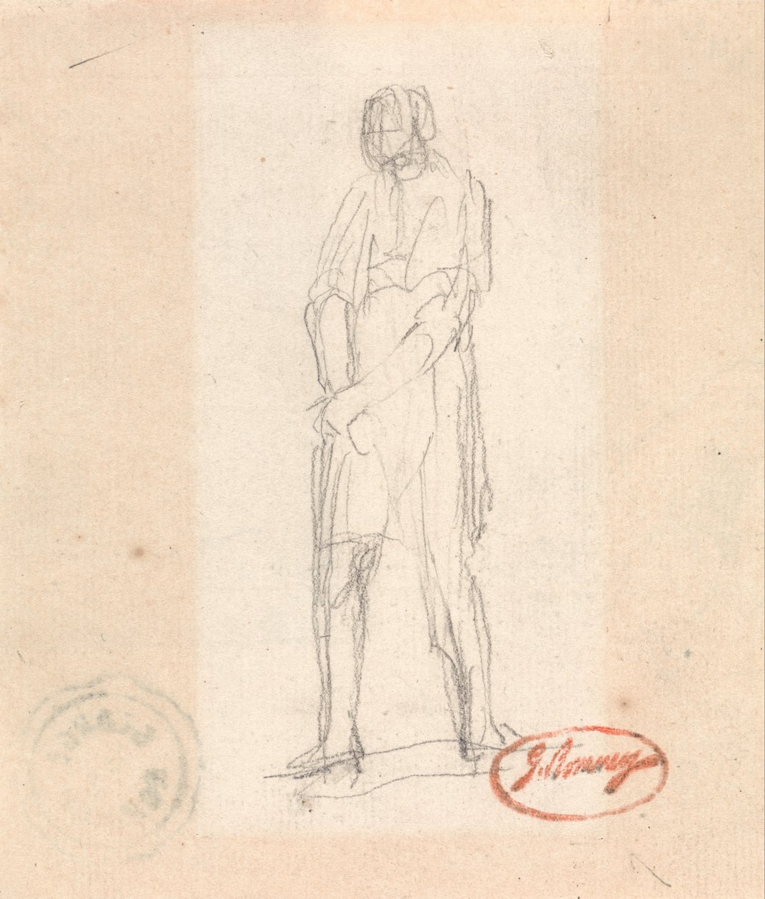 Stehende Figur von George Romney