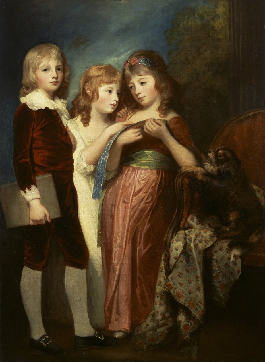 Die Hartley-Kinder, 1781-83 von George Romney