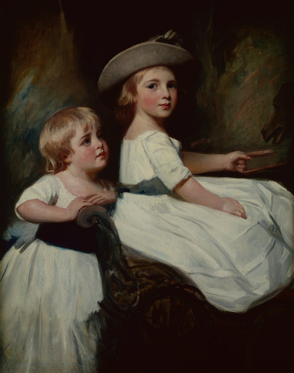 Die Stanhope Kinder von George Romney