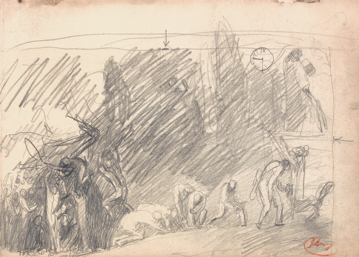 Unidentifiziertes Thema von George Romney