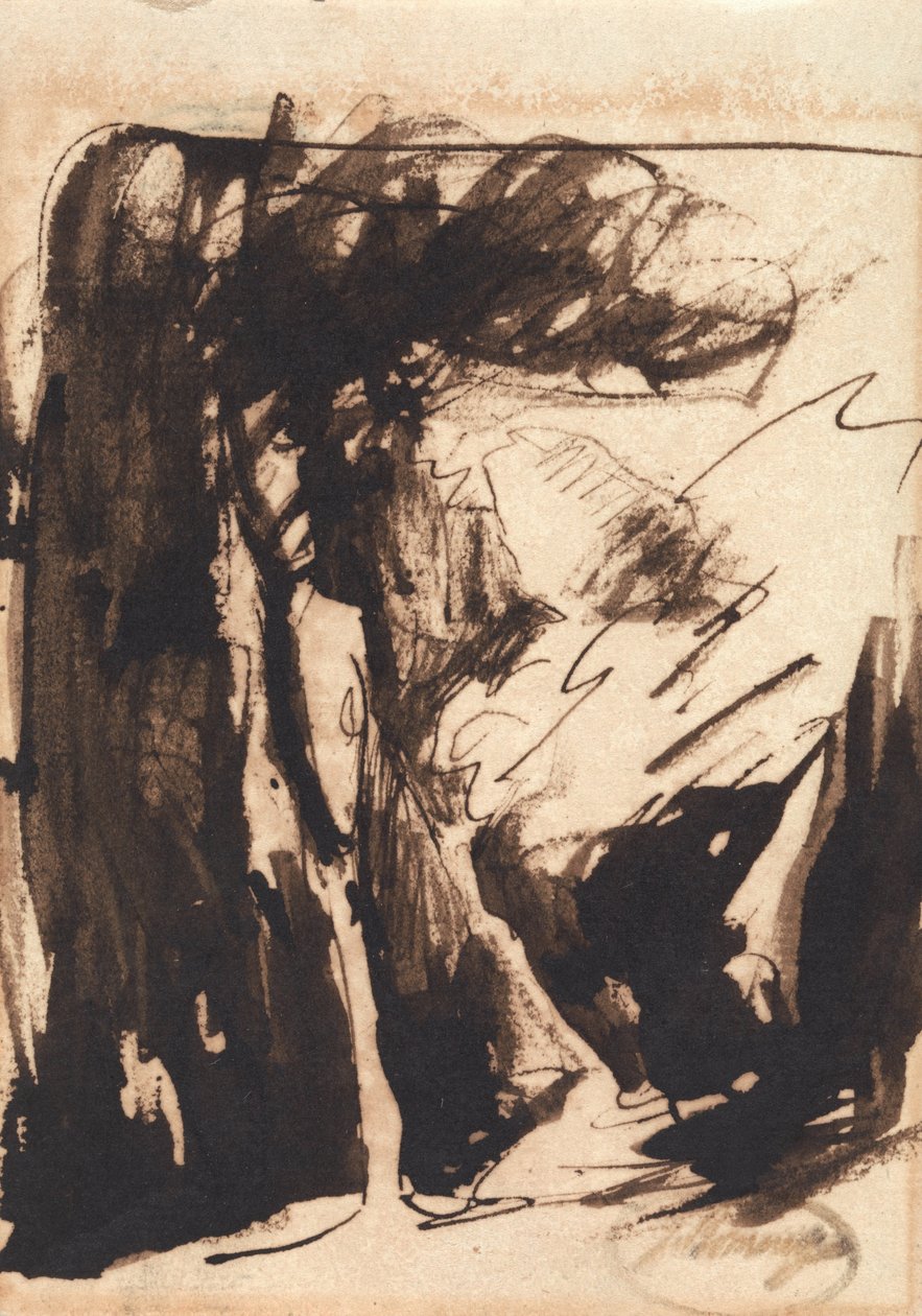 Waldlandschaft von George Romney