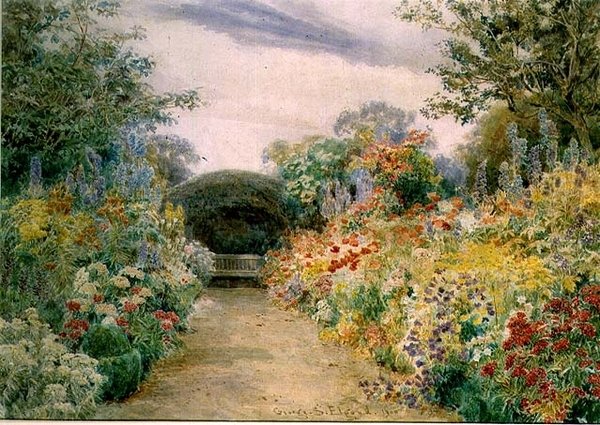 Sommerblumen, Ramscliffe von George Samuel Elgood