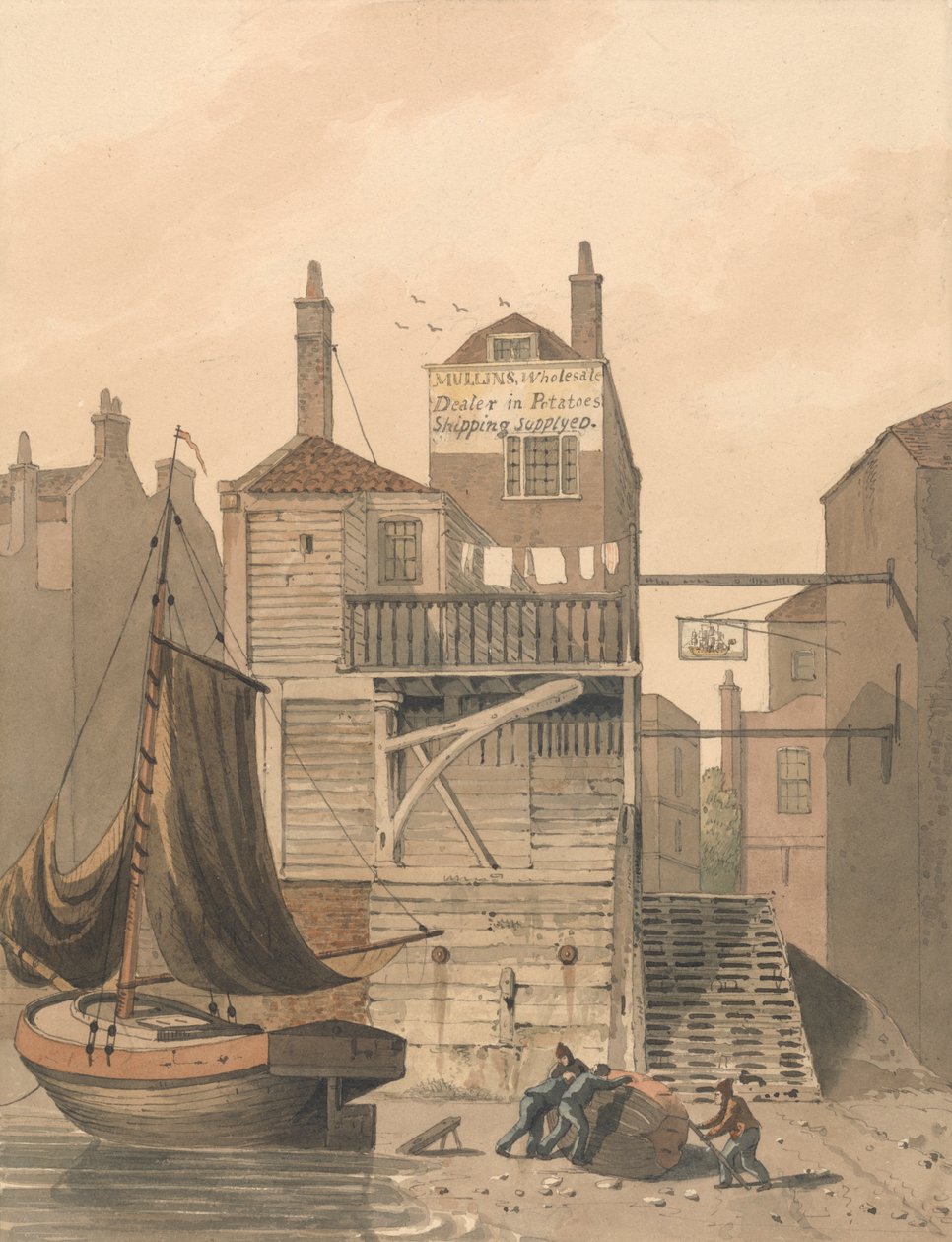 Shadwell beim Ship Inn von George Shepheard