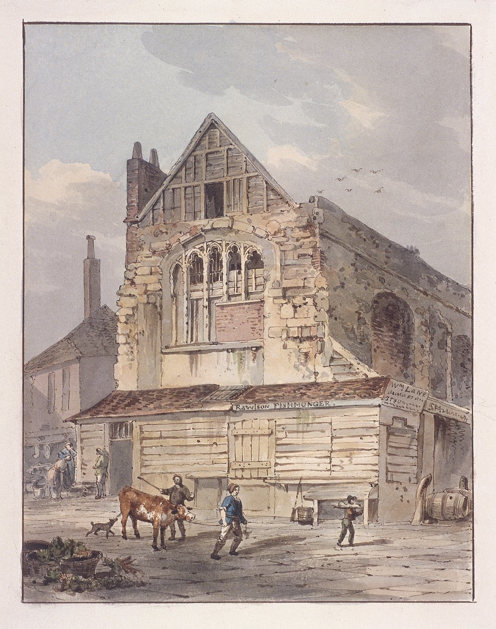 Leadenhall-Kapelle, London, ca. 1810 von George Shepherd