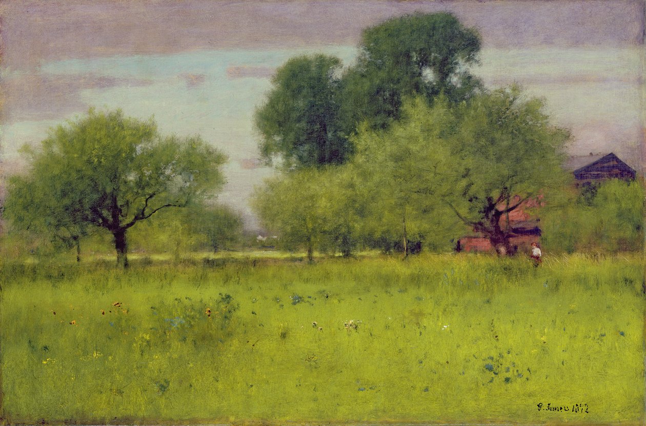 Apfelgarten, 1892 von George Snr. Inness