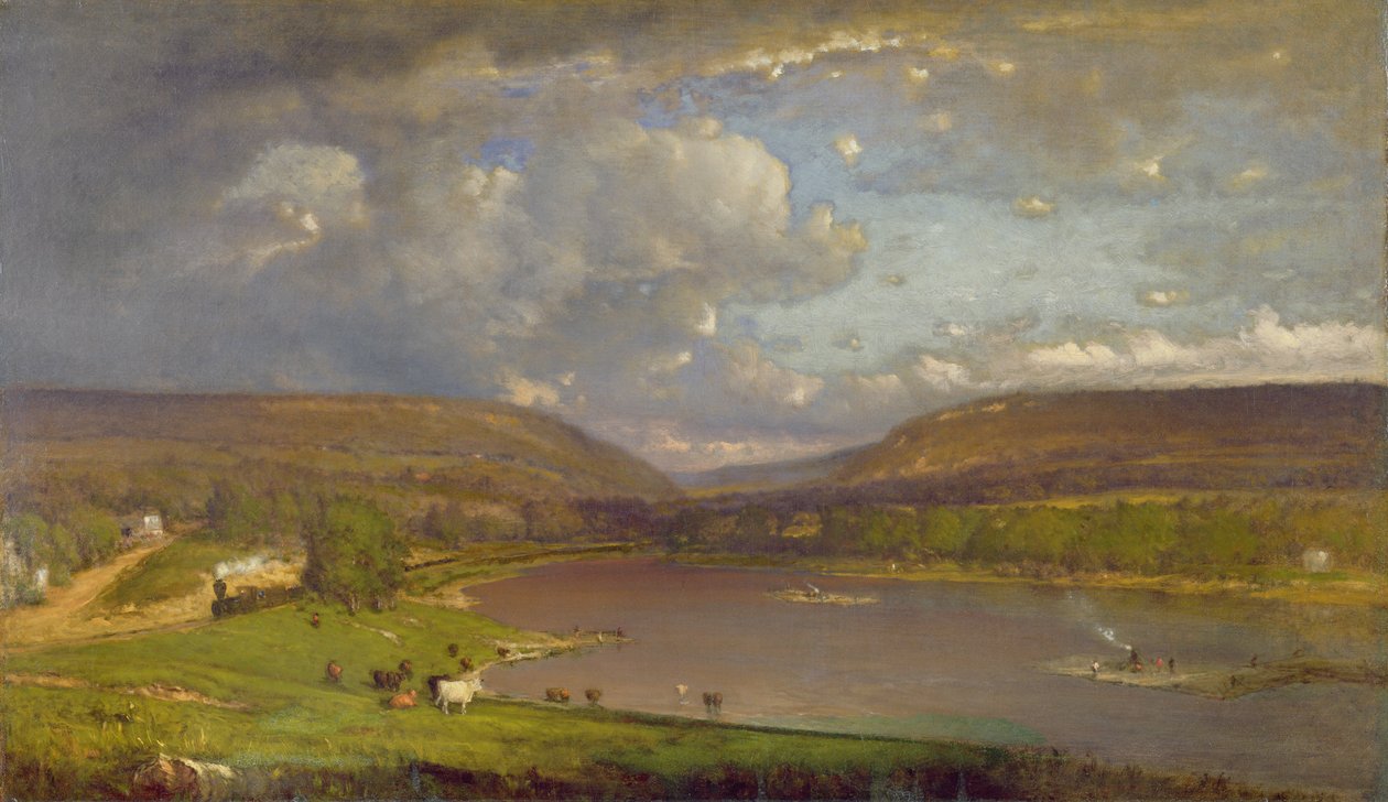 Am Delaware River, 1861-63 von George Snr. Inness