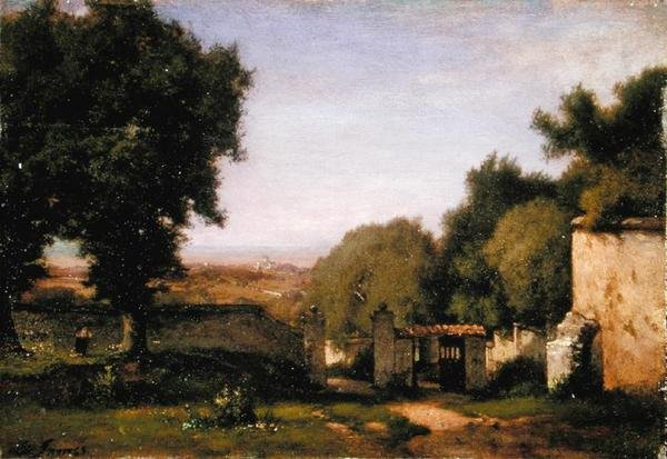 Das Tor von Albano von George Snr. Inness