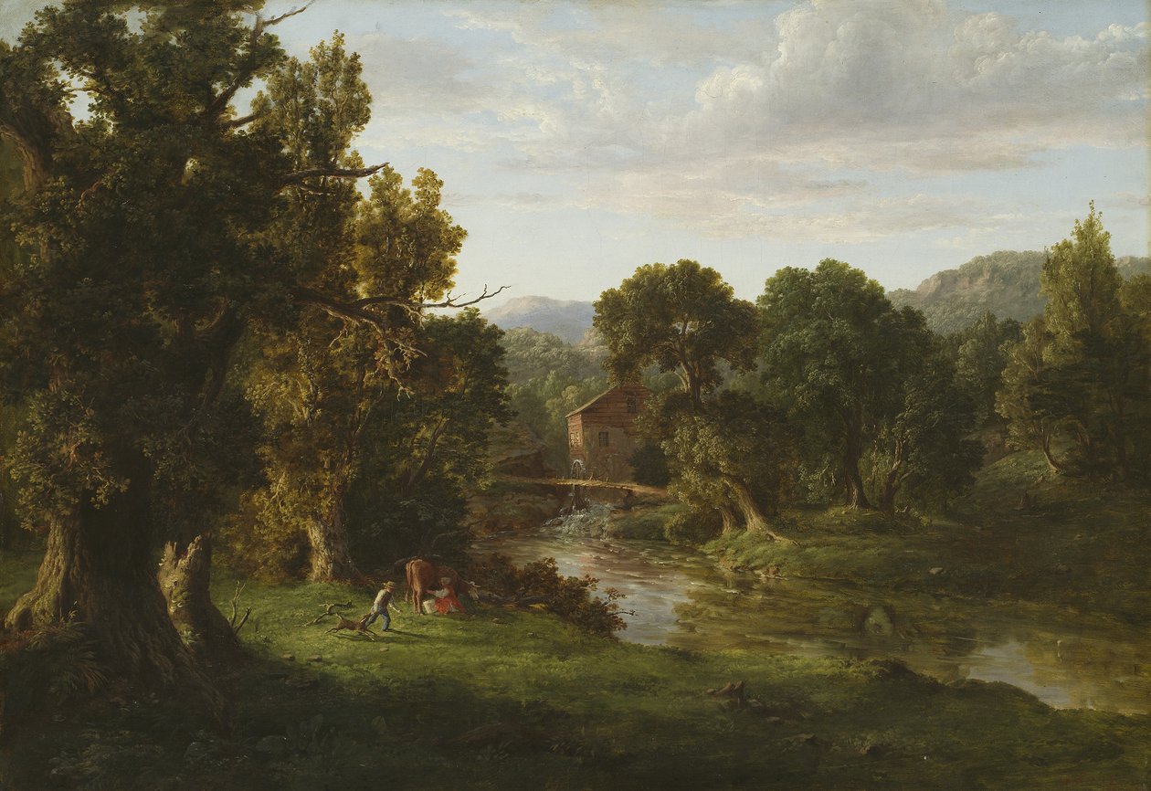 Die alte Mühle, 1849 von George Snr. Inness