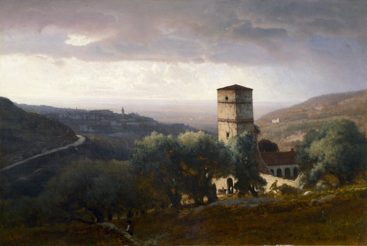 Blick auf Rom von Tivoli von George Snr. Inness
