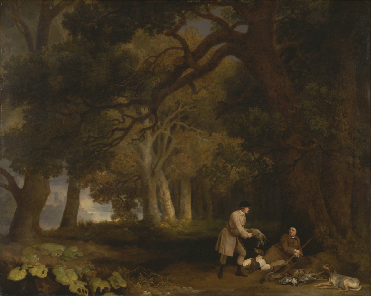 Eine Rast nach dem Schießen von George Stubbs