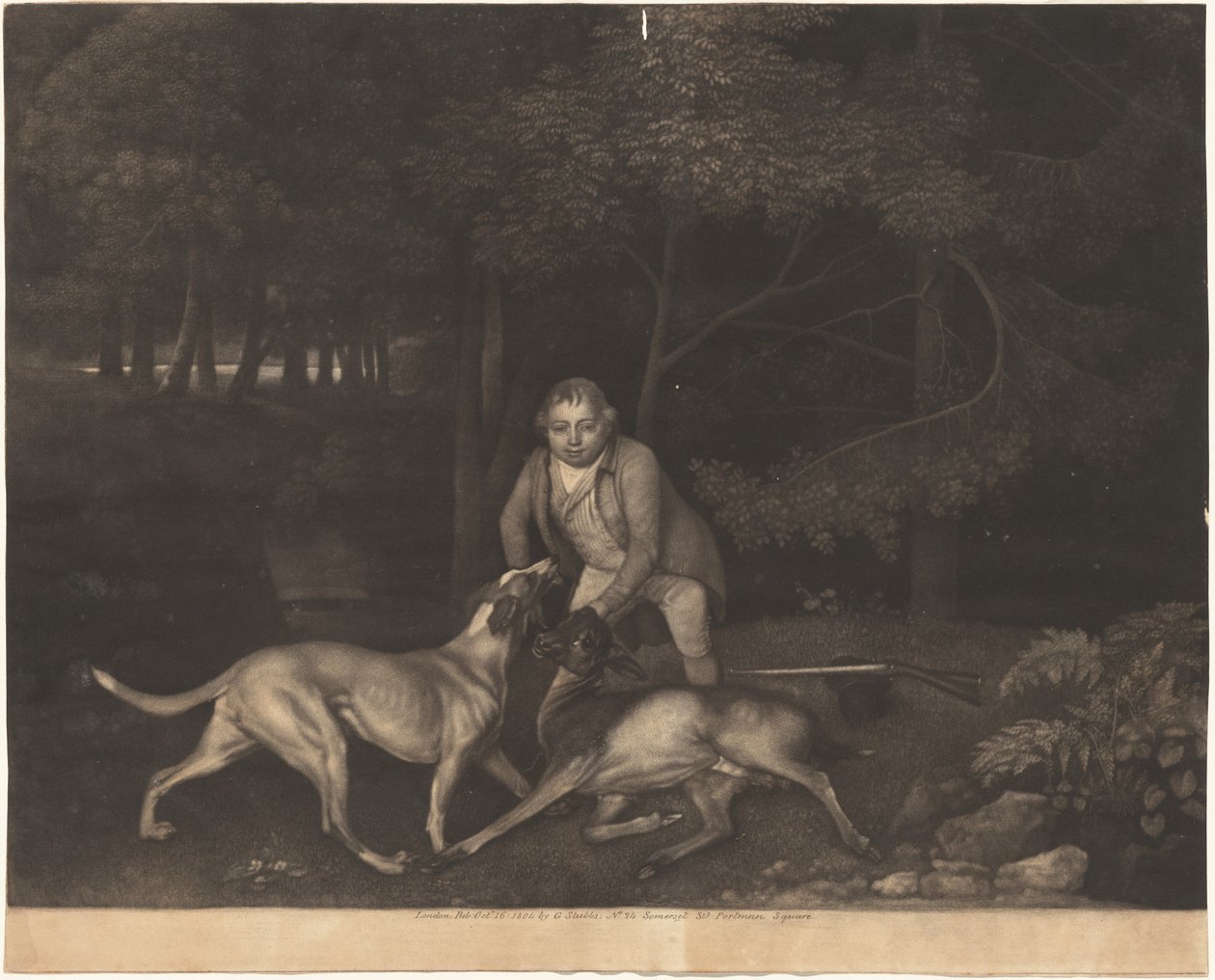 Tod der Hirschkuh von George Stubbs