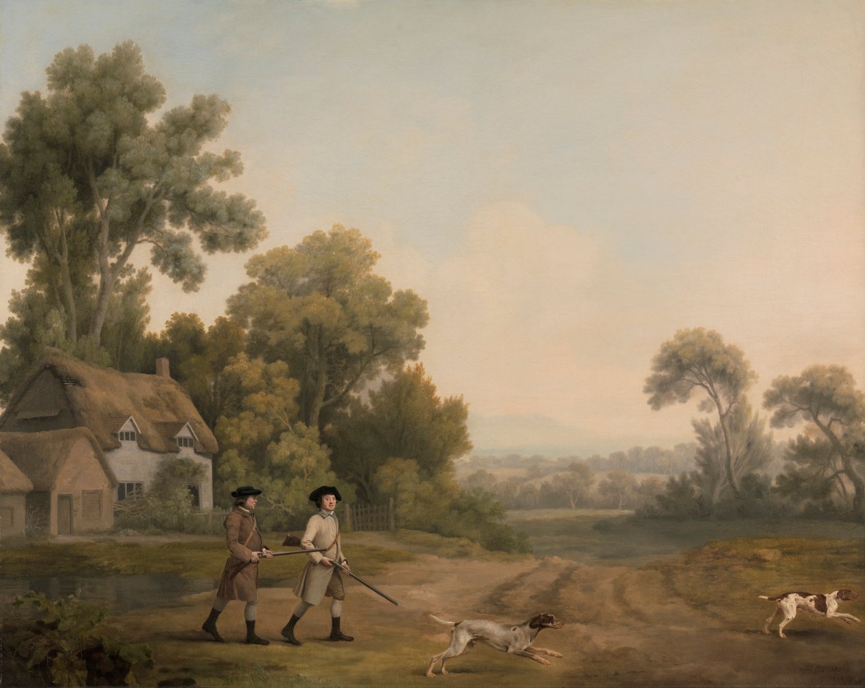 Zwei Herren auf der Jagd von George Stubbs