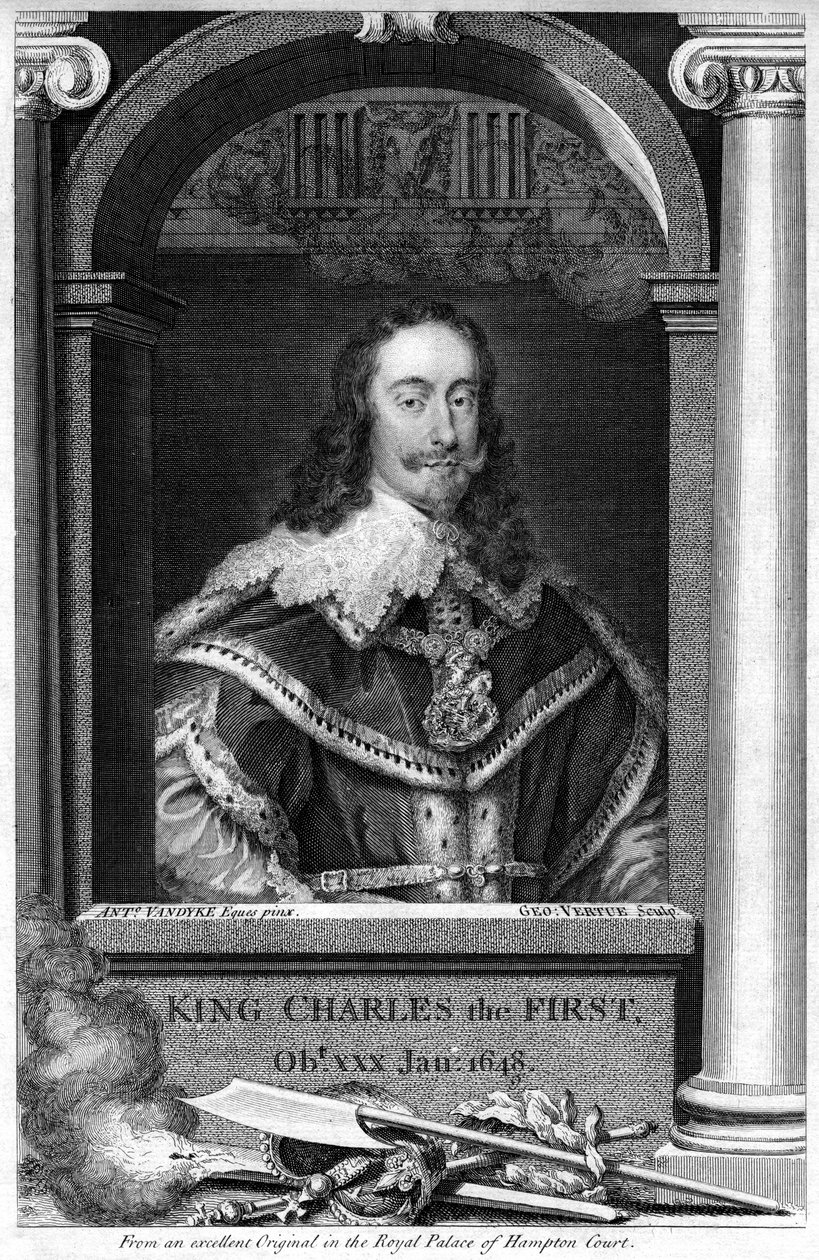 Karl I. von England von George Vertue