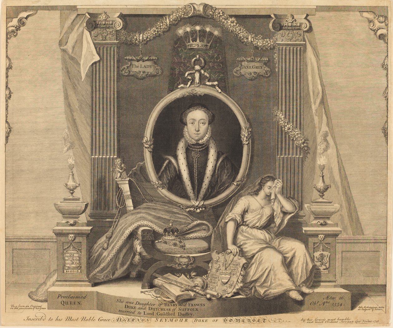 Lady Jane Grey von George Vertue