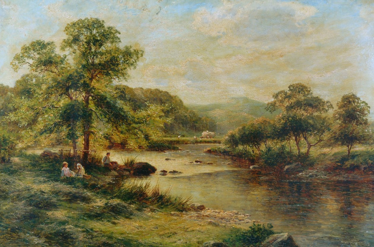 Die Täler von Derbyshire, 1891 von George Vicat Cole