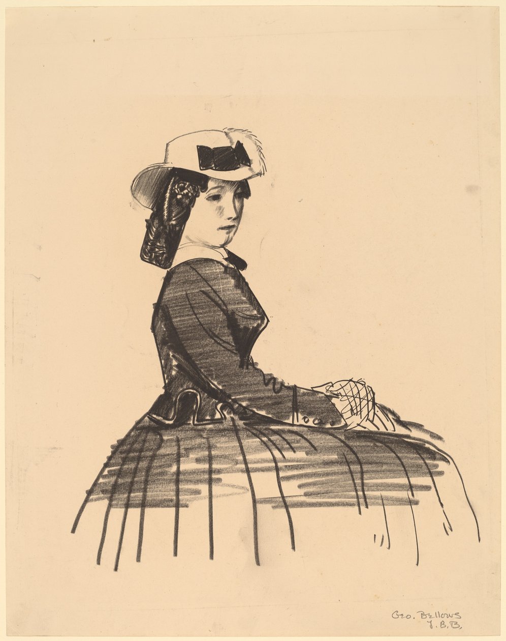 Ein irisches Mädchen, 1922 von George Wesley Bellows