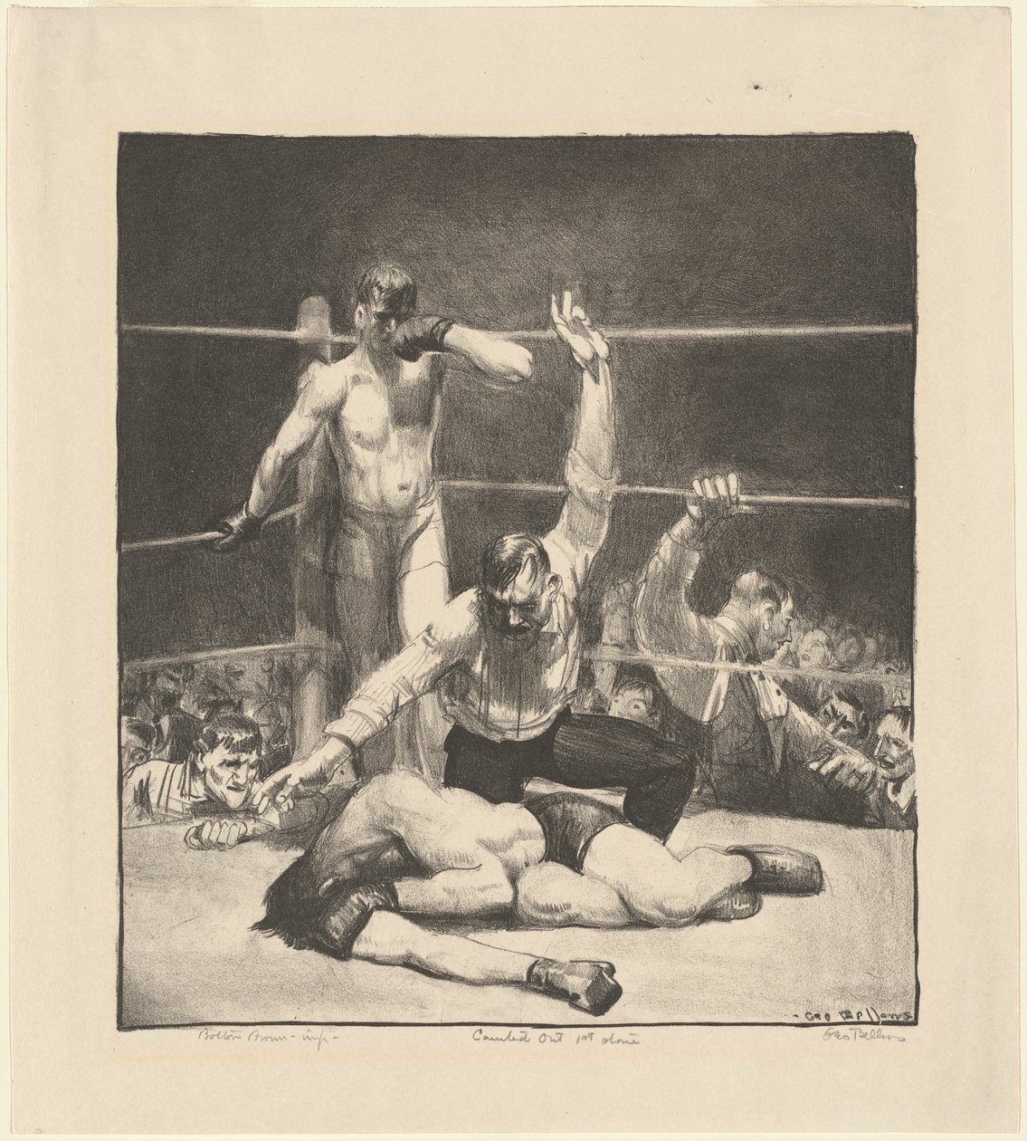 Ausgezählt, erster Stein von George Wesley Bellows