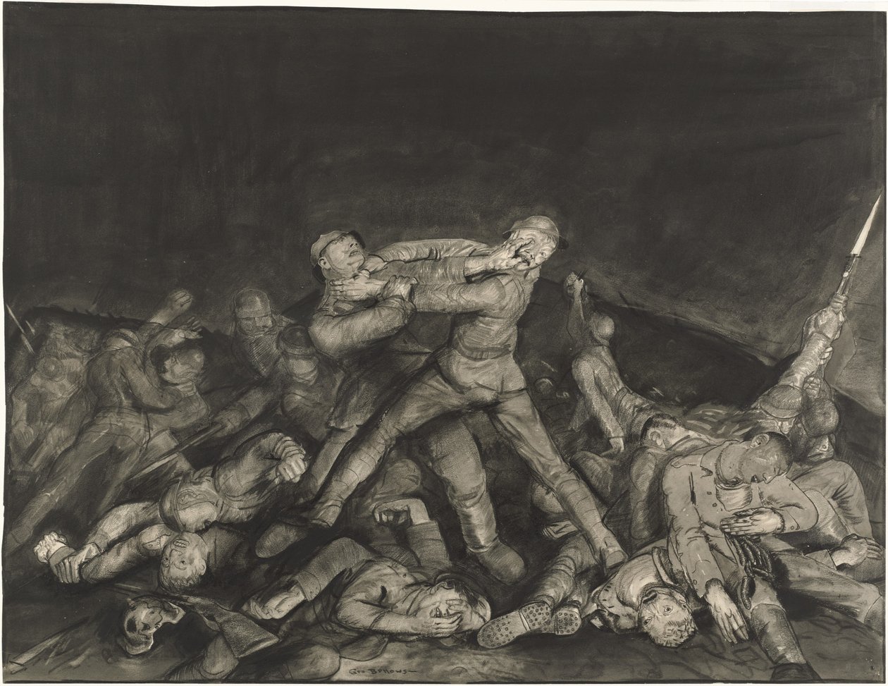 Geist von Sergeant Pelly, 1918 von George Wesley Bellows