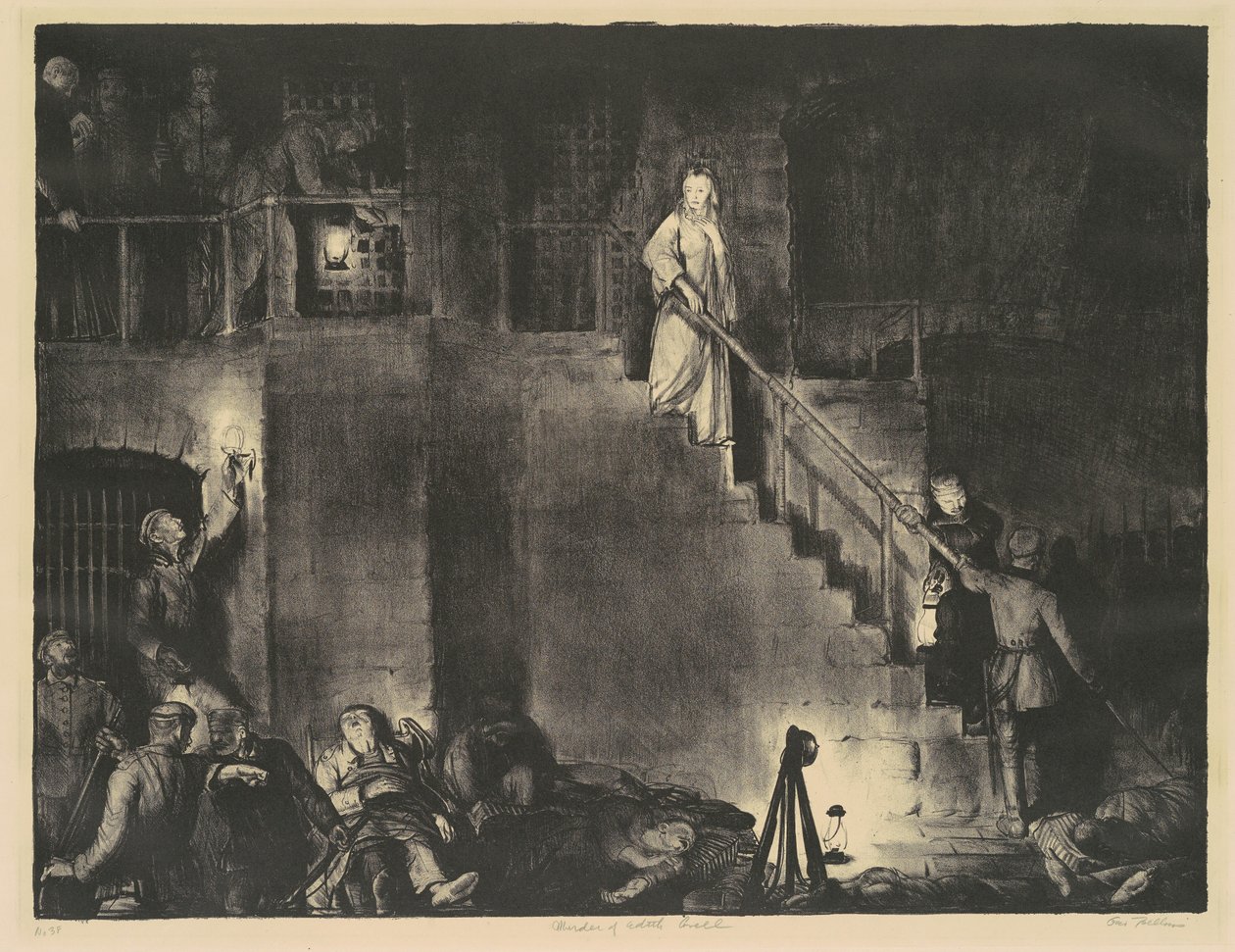Mord an Edith Cavell von George Wesley Bellows