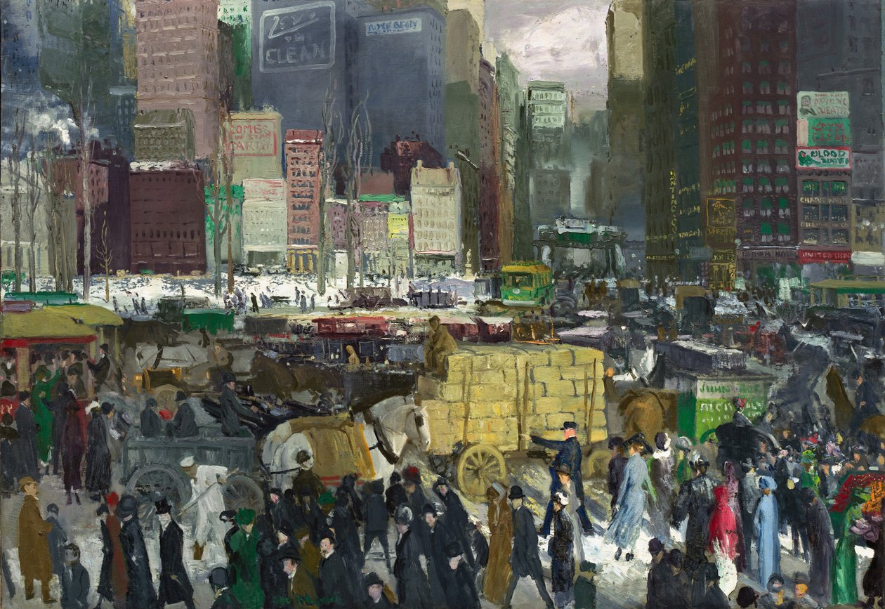 New York, 1911 von George Wesley Bellows