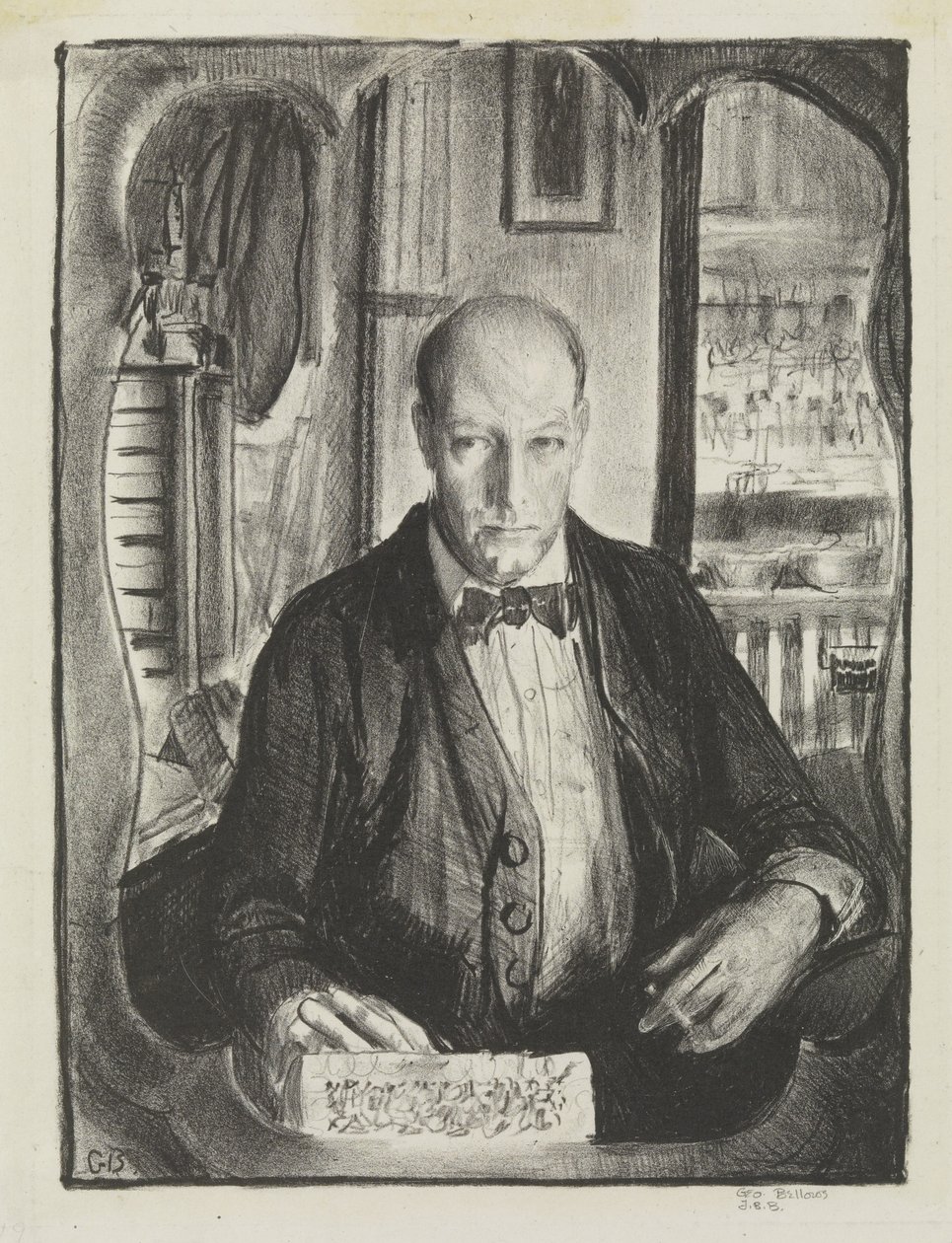 Selbstporträt, 1921 von George Wesley Bellows