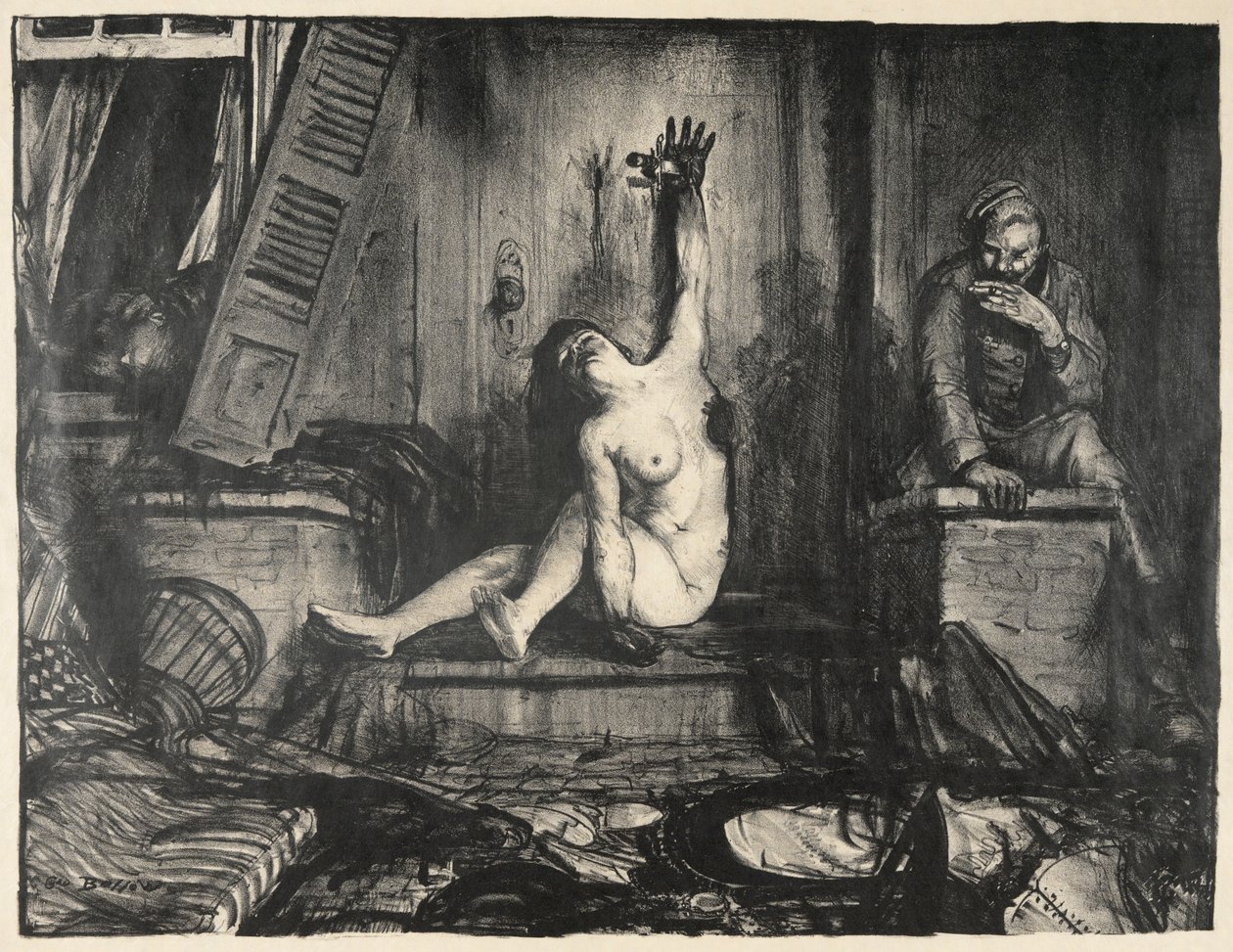 Die Zigarette: Kriegserie von George Wesley Bellows